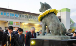日本举办忠犬八公祭奠活动
