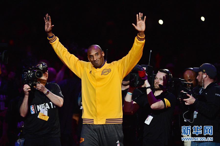 科比告别赛:湖人胜爵士