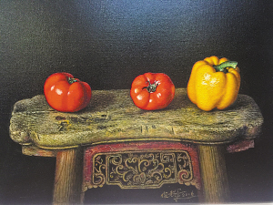 葛俊辉油画作品展举行 比照片还要真实乡愁世界