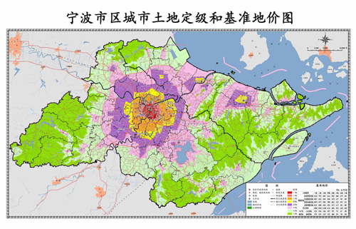 宁波市区基准地价调整 看你家房子在城市几类