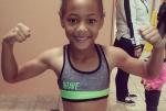 美8岁小女孩训练视频展示惊人拳击技巧