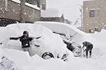 日本北陆遭遇最严重暴雪 已造成1死30伤