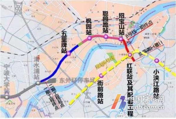 工程今起正式施工   鉴于6号线一期黄古路站至红联站已列入宁波市第