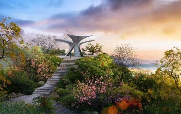 奉化仁湖公园二期方案出炉 打造奉化的城市核心景观