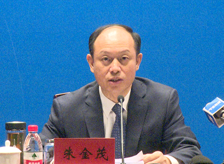 市委组织部常务副部长朱金茂发布新闻