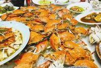一桌都是“哈哈哈”！宁波网友晒出“东海第一网”豪蟹宴