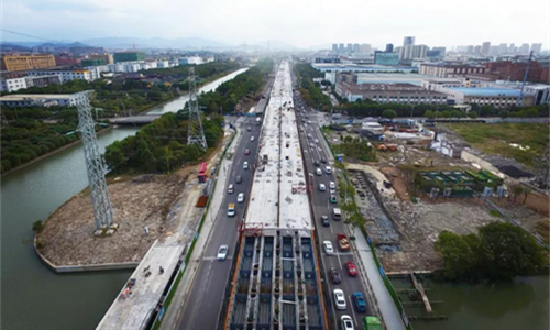 鄞州大道-福庆路（东钱湖段）快速路一期工程部分贯通
