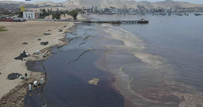 秘鲁被泄漏原油污染海陆面积近900公顷