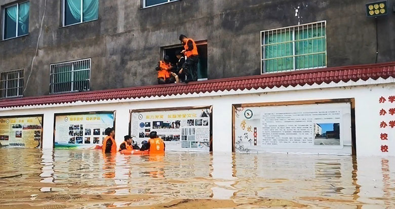 福建松溪出现历史最大洪水 直击救援现场