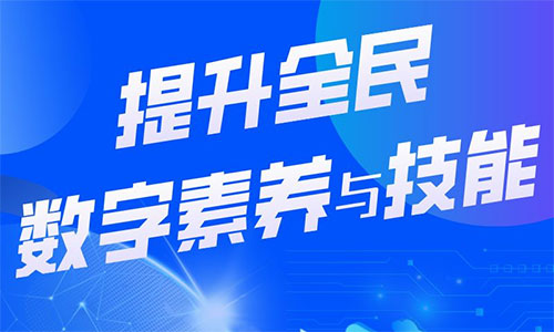 一图读懂提升全民数字素养与技能