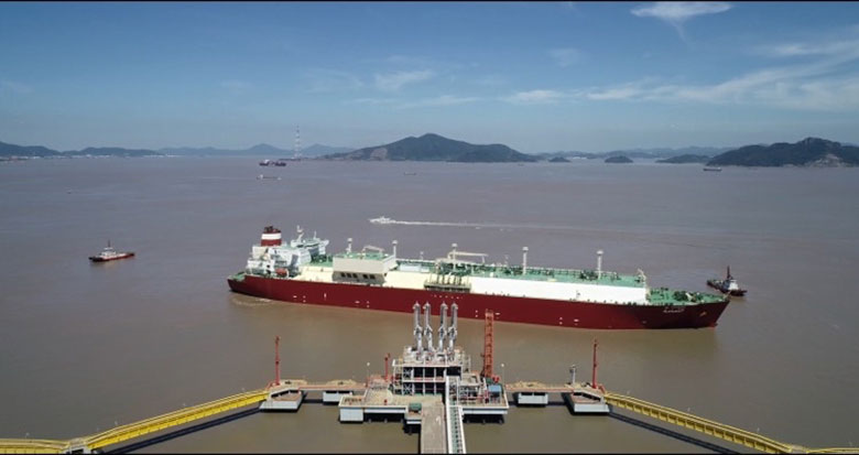 宁波迎来第500艘LNG船 已累计接收509亿方天然气