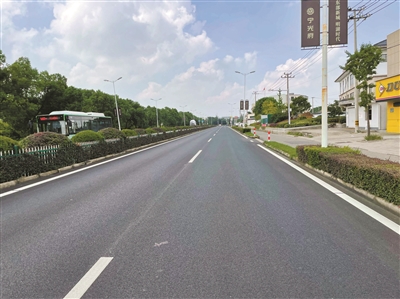 G329国道鄞州段路面提高工程全线竣工