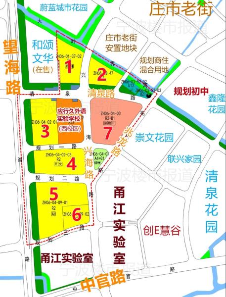 甬江实验室A区所在区块规划局部调整方案批前公示