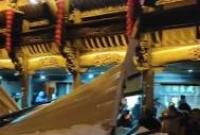 湖南张家界“七十二奇楼”内一钢结构顶棚部分倒塌 多人受伤