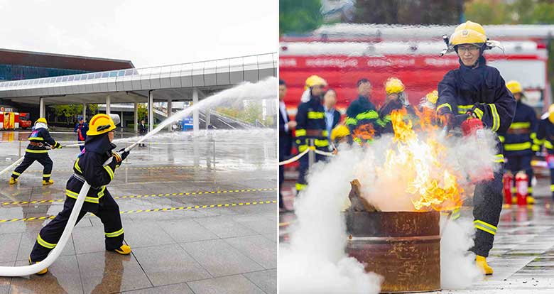 微型消防站技能大比武