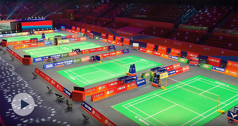 酷炫灯光已就位!羽毛球亚锦赛4月7日开打