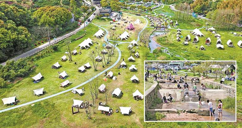 春日乡村人气旺