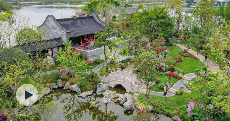 园博会开门纳客 青砖黛瓦入“甬”来