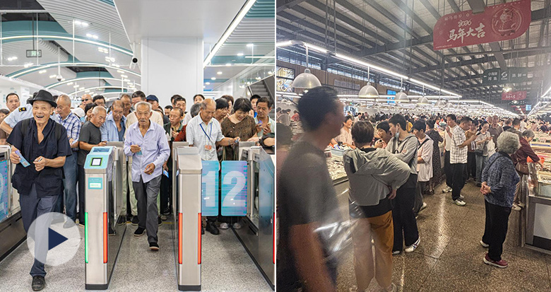 12号线试乘首日 宁波市民“跨海”抢鲜