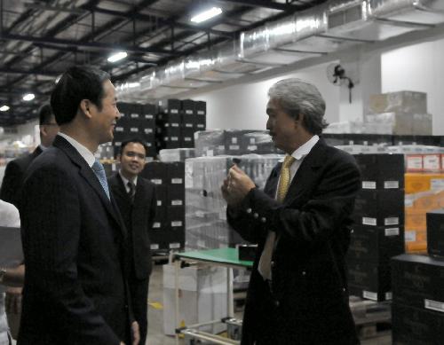 新加坡·宁波周宁波代表团考察新加坡物流企业